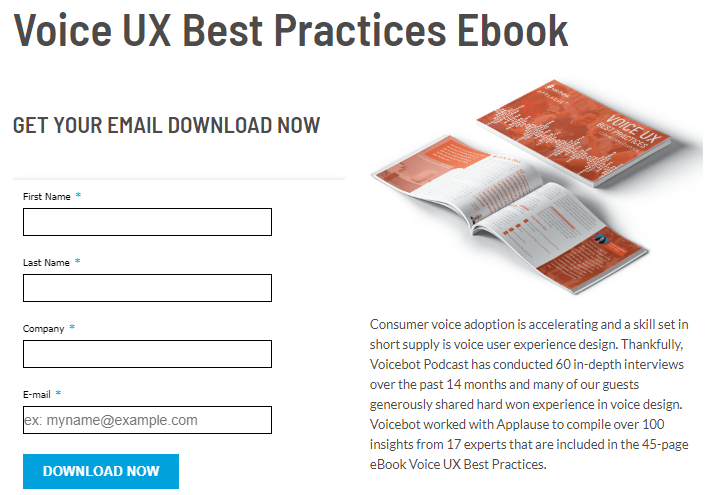 voice ux best practice ebook